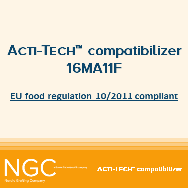 Food approved compatibilizer, Acti-Tech 16MA11F